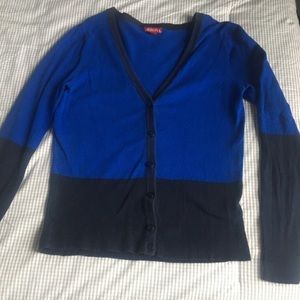 Merona Target Small Navy Royal Blue Cardigan